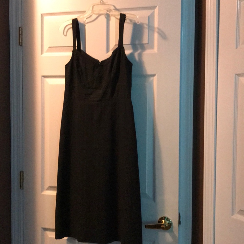 J Crew classic black dress